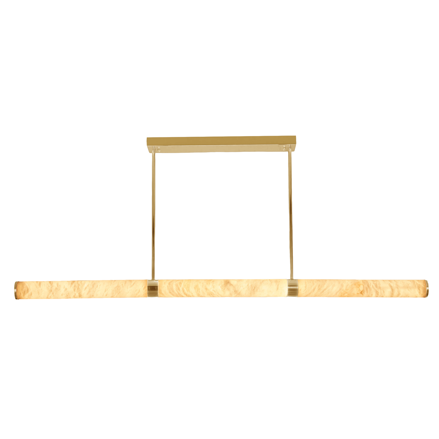 Bianca 1800 Gold with Alabaster Tri-Colour LED Linear Modern Pendant