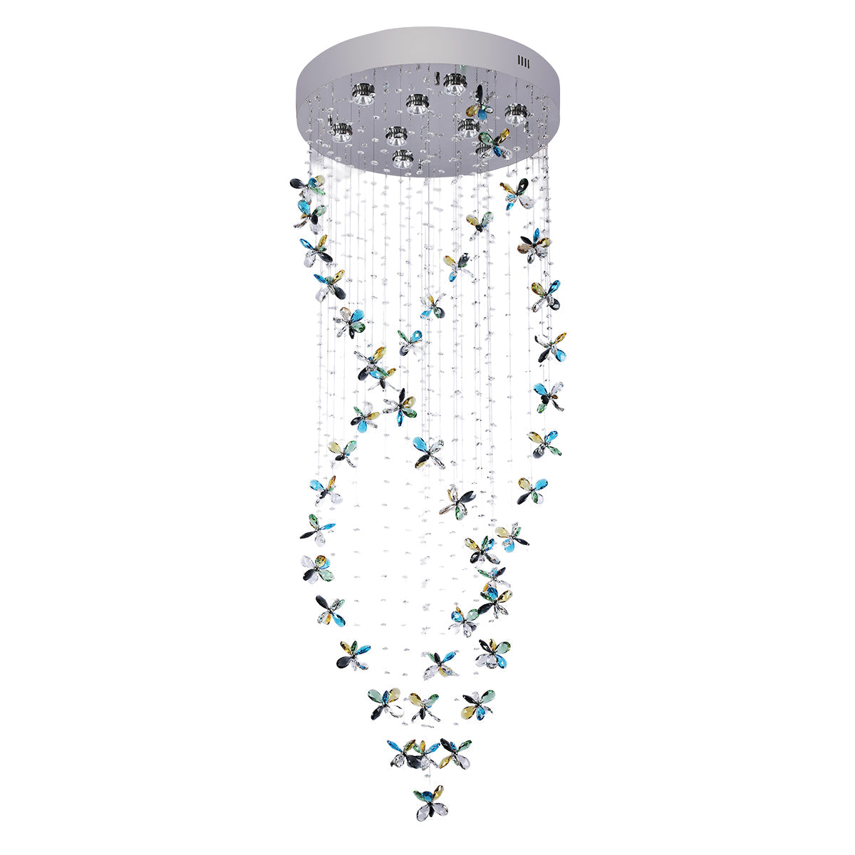 Mariposa 1600 Classic Colourful Crystal Butterfly Chandelier
