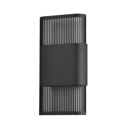 Haxby Black Up and Down 2 Light Tri-Colour LED Contemporary Exterior