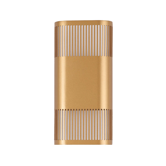 Haxby Gold Up and Down 2 Light Tri-Colour LED Contemporary Exterior
