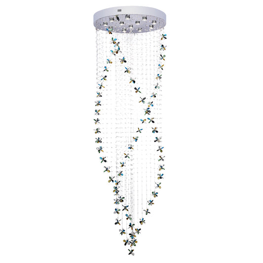 Mariposa 2600 Classic Colourful Crystal Butterfly Chandelier