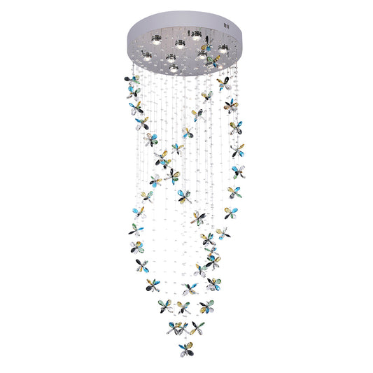 Mariposa 1600 Classic Colourful Crystal Butterfly Chandelier