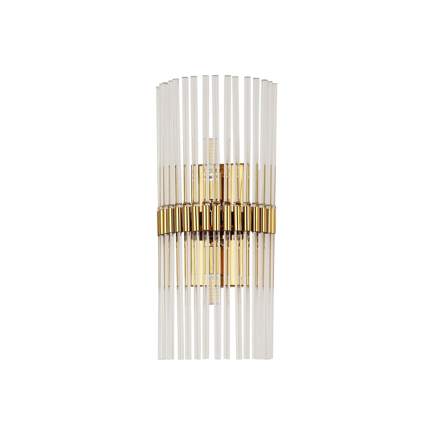Mouriz Gold and Clear Modern Crystal Wall Light