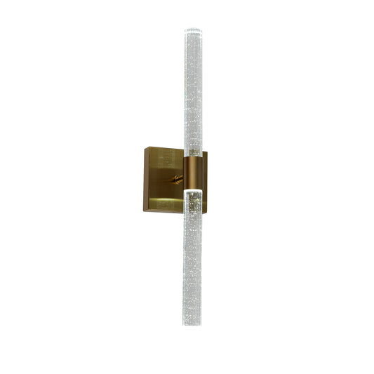 Tasha Gold and Bubble Glass 54cm Tri-Colour LED Indoor Wall Light